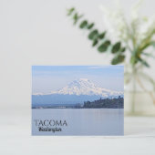 Tacoma, Washington en Mount Rainier Travel Briefkaart (Staand voorkant)