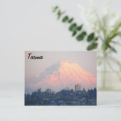 Tacoma, Washington en Mount Rainier Travel Briefkaart (Staand voorkant)