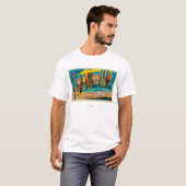 Tacoma, Washington - Grote Letter scènes 2 T-shirt (Voorkant volledig)