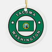 Tacoma Washington Keramisch Ornament (Voorkant)