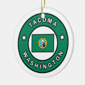Tacoma Washington Keramisch Ornament (Links)