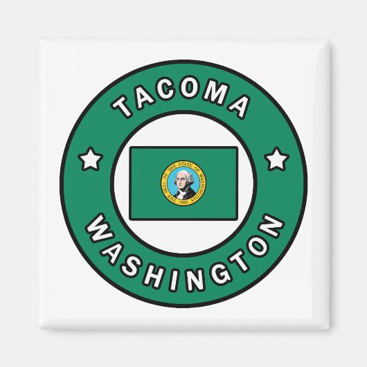 Tacoma Washington Magneet (Voorkant)