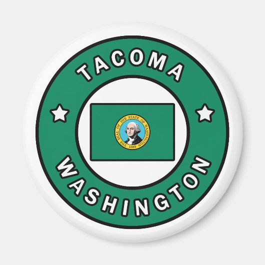 Tacoma Washington Magneet (Voorkant)