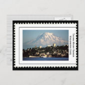 Tacoma Washington Mt. Rainier Briefkaart (Voorkant / Achterkant)