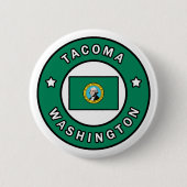 Tacoma Washington Ronde Button 5,7 Cm (Voorkant)