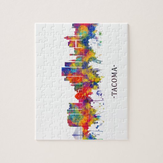 Tacoma Washington Skyline Legpuzzel (Verticaal)