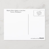 Tacoma, Washington Travel Photo Briefkaart (Achterkant)