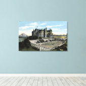 Tacoma, Washington - Uitzicht van de middelbare sc Canvas Afdruk (Insitu (Houten vloer))