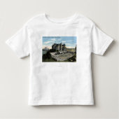 Tacoma, Washington - Uitzicht van de middelbare sc Kinder Shirts (Voorkant)