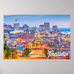 Tacoma, Washington, Verenigde Staten Poster