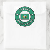 Tacoma Washington Vierkante Sticker (Tas)