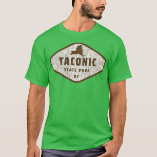 Taconic State Park New York Tree Log Textuur Hout T-shirt