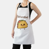 Taconitez Taco Apron - Cute Kawaii Cooking Kitchen Schort (Insitu)
