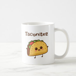 Taconitez Taco Mug - Cute Kawaii Food Cup Koffiemok