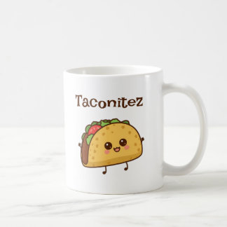 Taconitez Taco Mug - Cute Kawaii Food Cup Koffiemok
