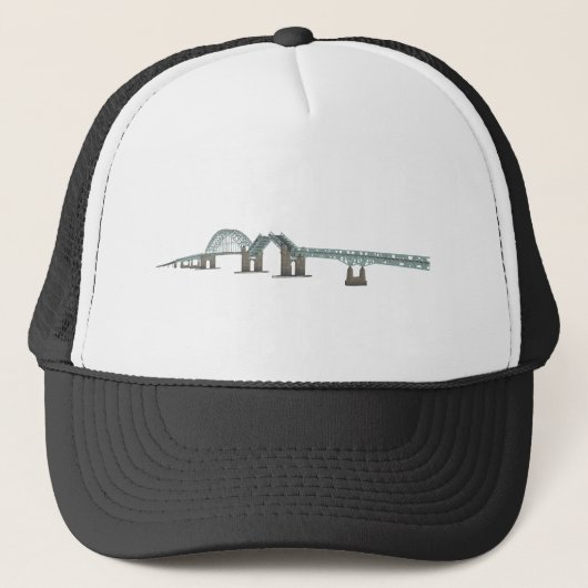 Tacony Palmyra Bridge: 3D Model: Trucker Pet (Voorkant)