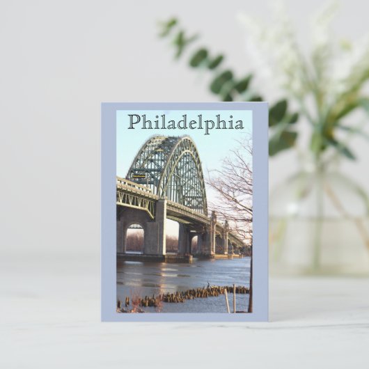 Tacony-Palmyra Bridge Briefkaart (Staand voorkant)