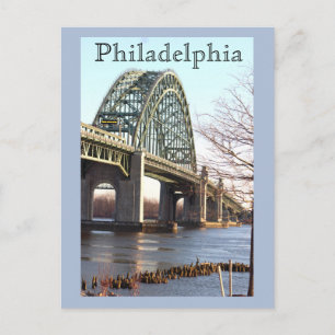 Tacony-Palmyra-brug ansichtkaart Briefkaart