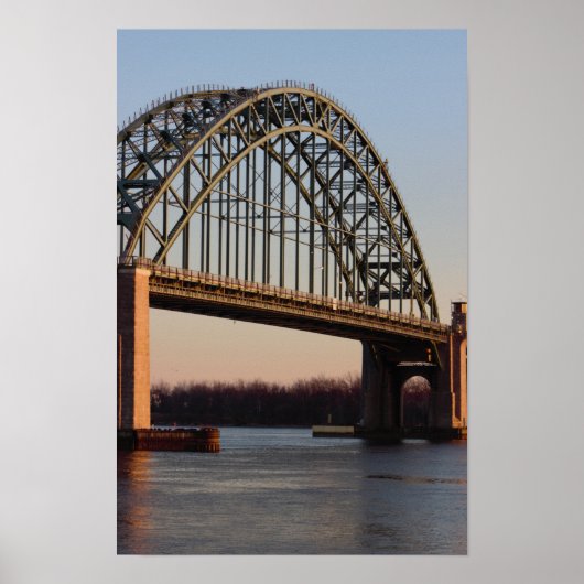 Tacony-Palmyra-brugposter Poster (Voorkant)