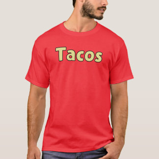 Tacos メンズベーシックダークTシャツ T-shirt