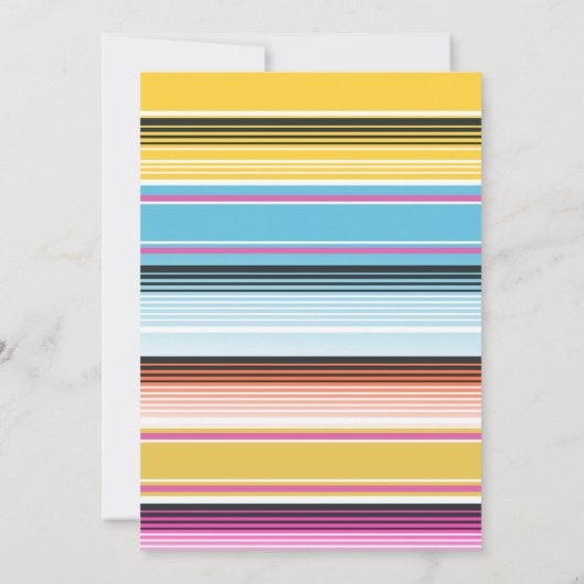 Tacos and Tequila Fiesta Birthday Invitation Kaart (Achterkant)