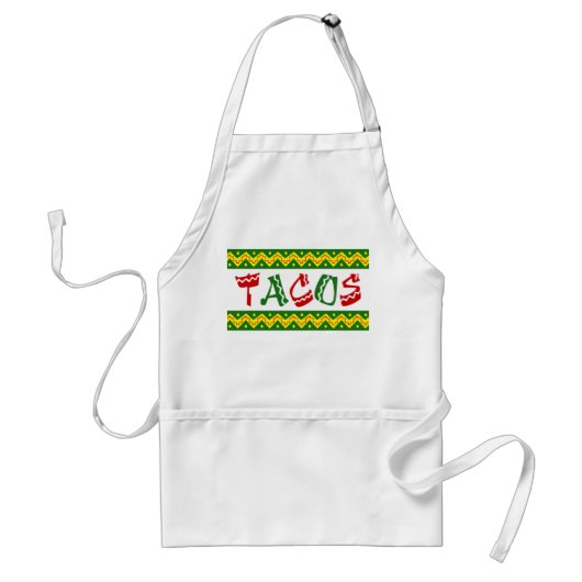 tacos arriba standaard schort (Voorkant)