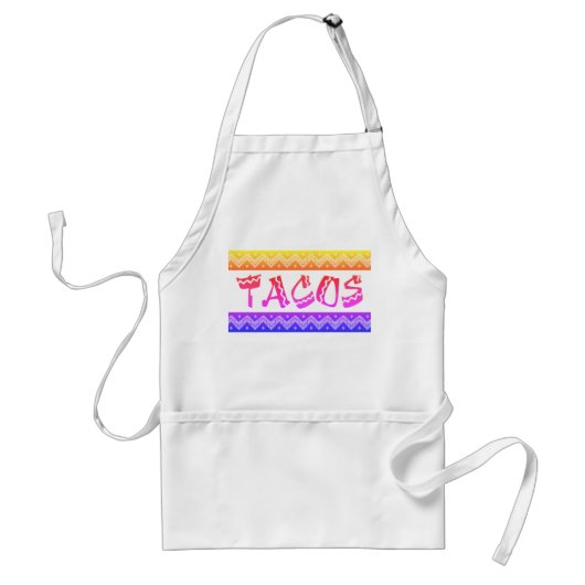 tacos arriba standaard schort (Voorkant)