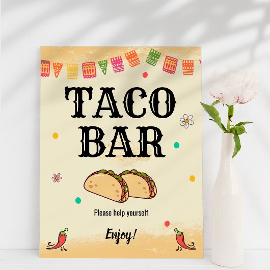 Tacos Bar-Poster Poster