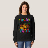Tacos Before Vatos Happy Valentine's Day Trui (Voorkant volledig)