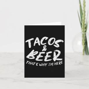 Tacos Bier Waarom Ik Hier Ben Pub Cinco De Mayo Dr Kaart