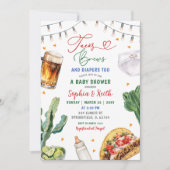 Tacos Brews en Luiers Baby shower Kaart (Voorkant)