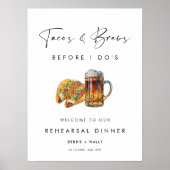 Taco's & Brews voor het repetitiediner van I Do Poster (Voorkant)