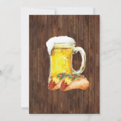 Tacos & Brews Western Verjaardag Kaart (Achterkant)