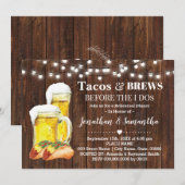 Tacos & brouwerijen, voordat ik een paar schoppen kaart (Voorkant / Achterkant)
