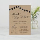 Taco's & Brouws Na "Ik Doe" Ontvangst Alleen Vlugg Kaart (Staand voorkant)