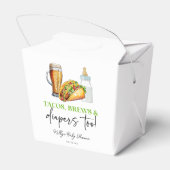 Tacos brouwt en luiers ook! Baby Shower Bedankdoosjes (Achterkant)