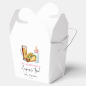 Tacos brouwt en luiers ook! Baby Shower Bedankdoosjes (Geopend)