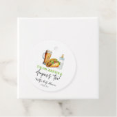 Tacos brouwt en luiers ook! Baby Shower Bedankjes Labels (In situ)