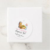 Tacos brouwt en luiers ook! Baby Shower Bedankjes Labels (In situ)