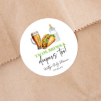 Tacos brouwt en luiers ook! Baby Shower