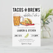 Tacos brouwt voor ik het Vrijgezellenfeest doe Kaart (Staand voorkant)