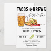 Tacos brouwt voor ik het Vrijgezellenfeest doe Kaart (Voorkant / Achterkant)