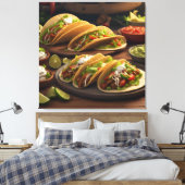 Tacos Canvas Afdruk (Insitu (Slaapkamer))