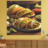 Tacos Canvas Afdruk (Insitu (Woonkamer))
