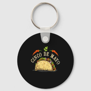 Taco's cinco de mayo voor Mexicaans eten taco lief Sleutelhanger