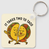 Taco's dansen sleutelhanger (Achterkant)