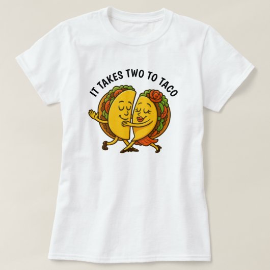 Taco's dansen t-shirt (Design voorkant)