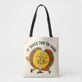 Taco's dansen tote bag (Voorkant)