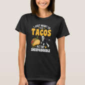Tacos Doodle Dog Sheepadoodle T-shirt (Voorkant)