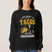 Tacos Doodle Dog Sheepadoodle Trui (Voorkant)